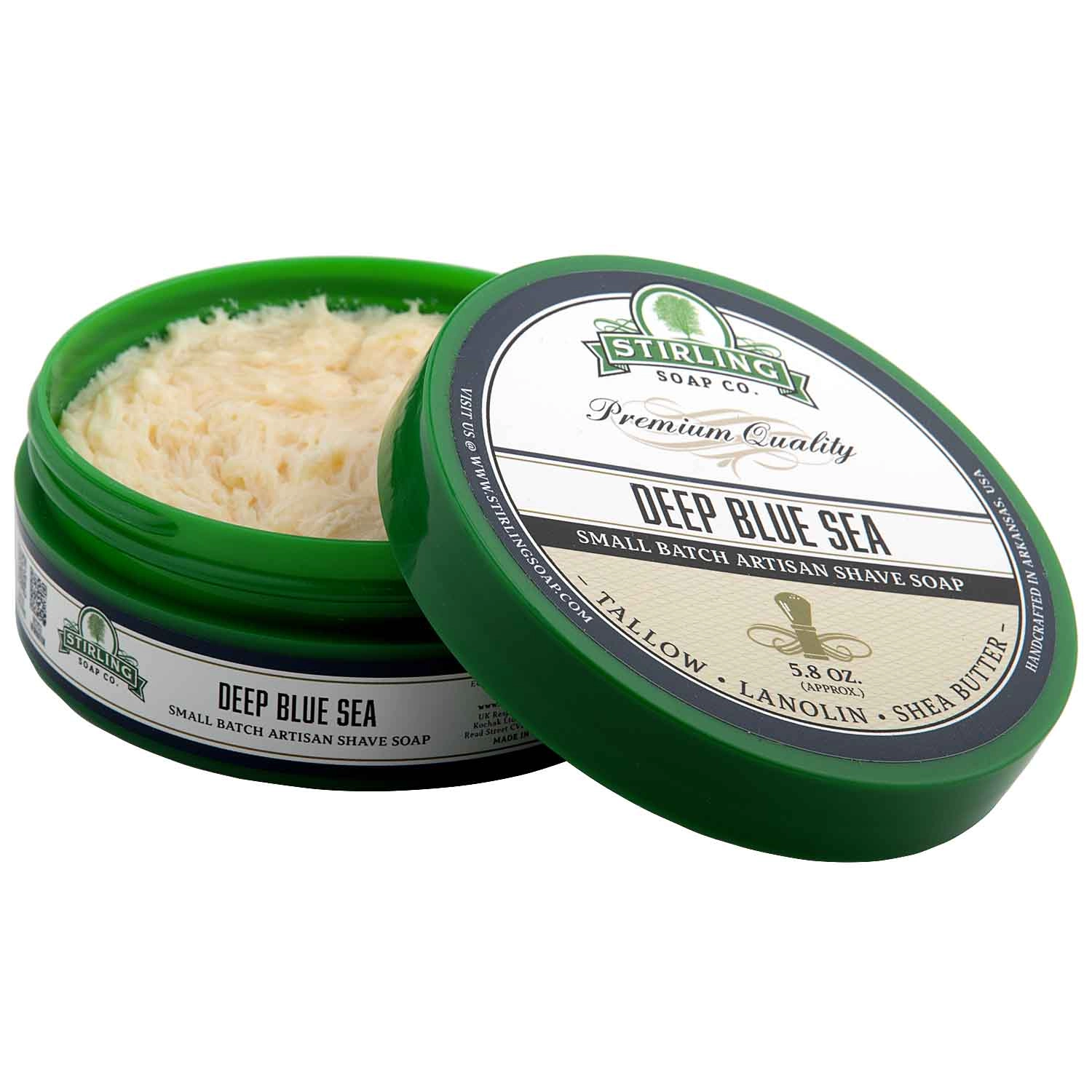 Stirling Soap Deep Blue Sea mýdlo na holení 170 ml