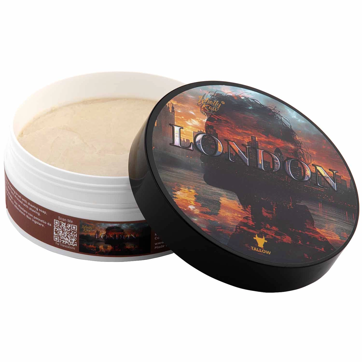 Wholly Kaw London mýdlo na holení 165 g