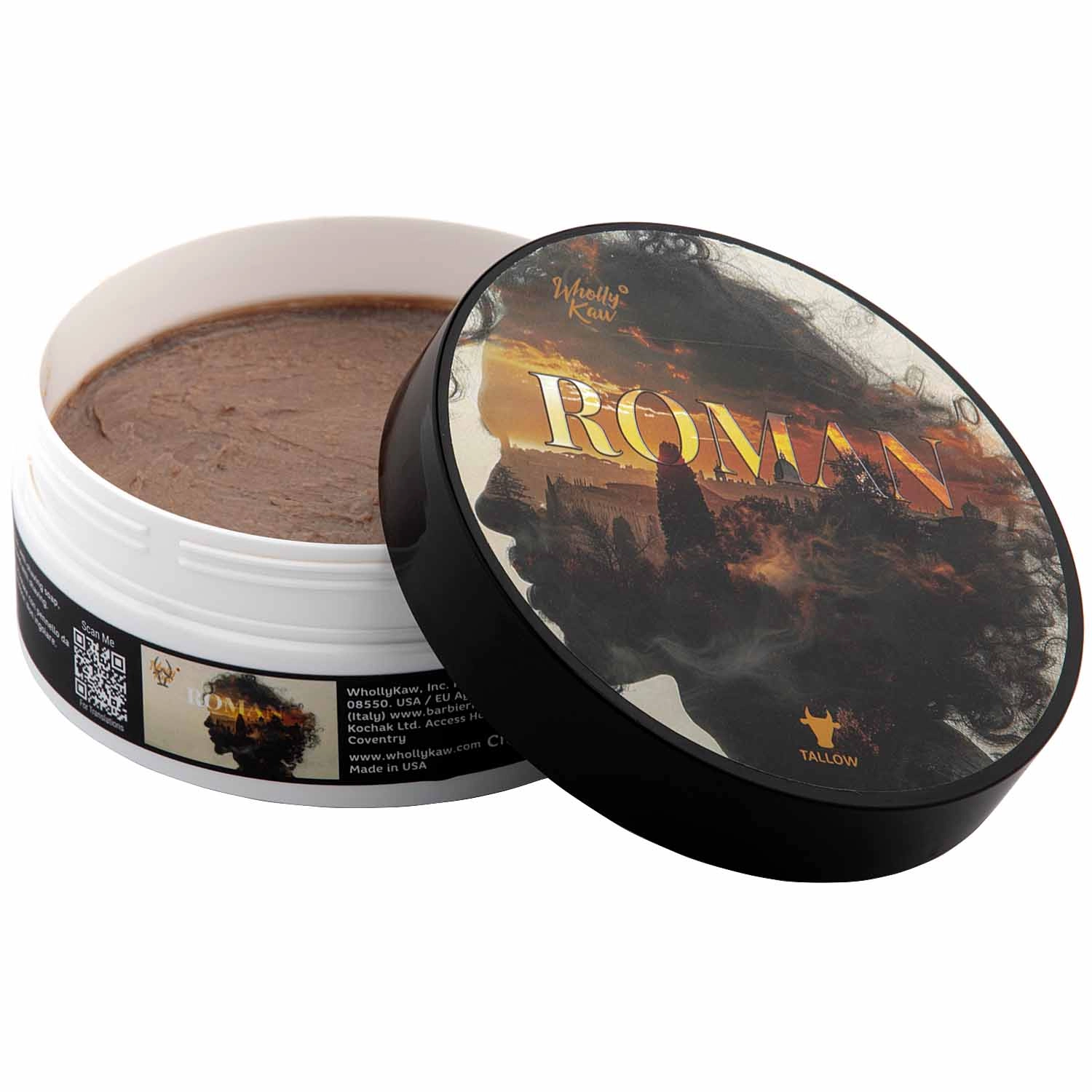 Wholly Kaw Roman mýdlo na holení 165 g