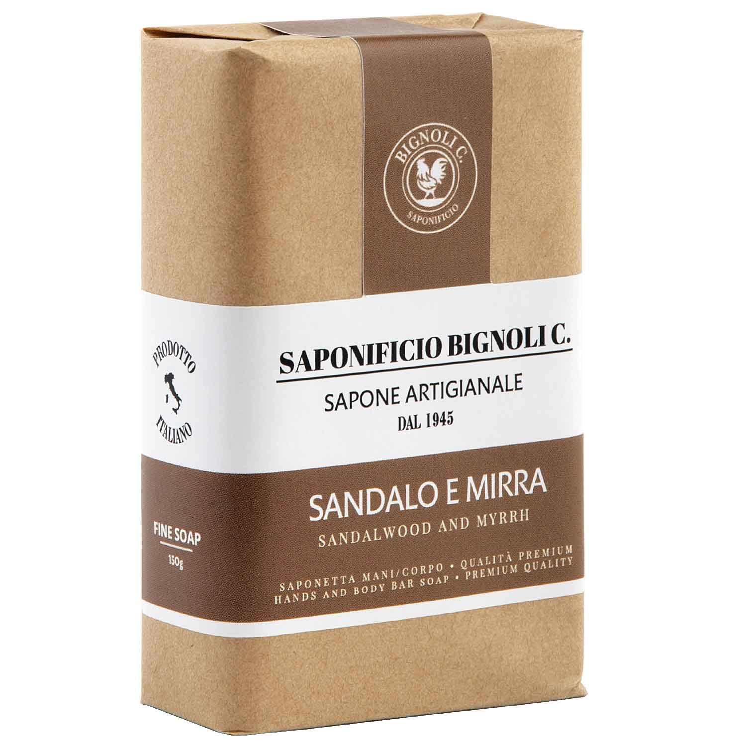 Saponificio Bignoli Carlo Sandalo e Mirra mýdlo 150 g