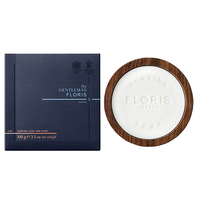 Floris No 89 mýdlo na holení v dřevěné misce 100 g