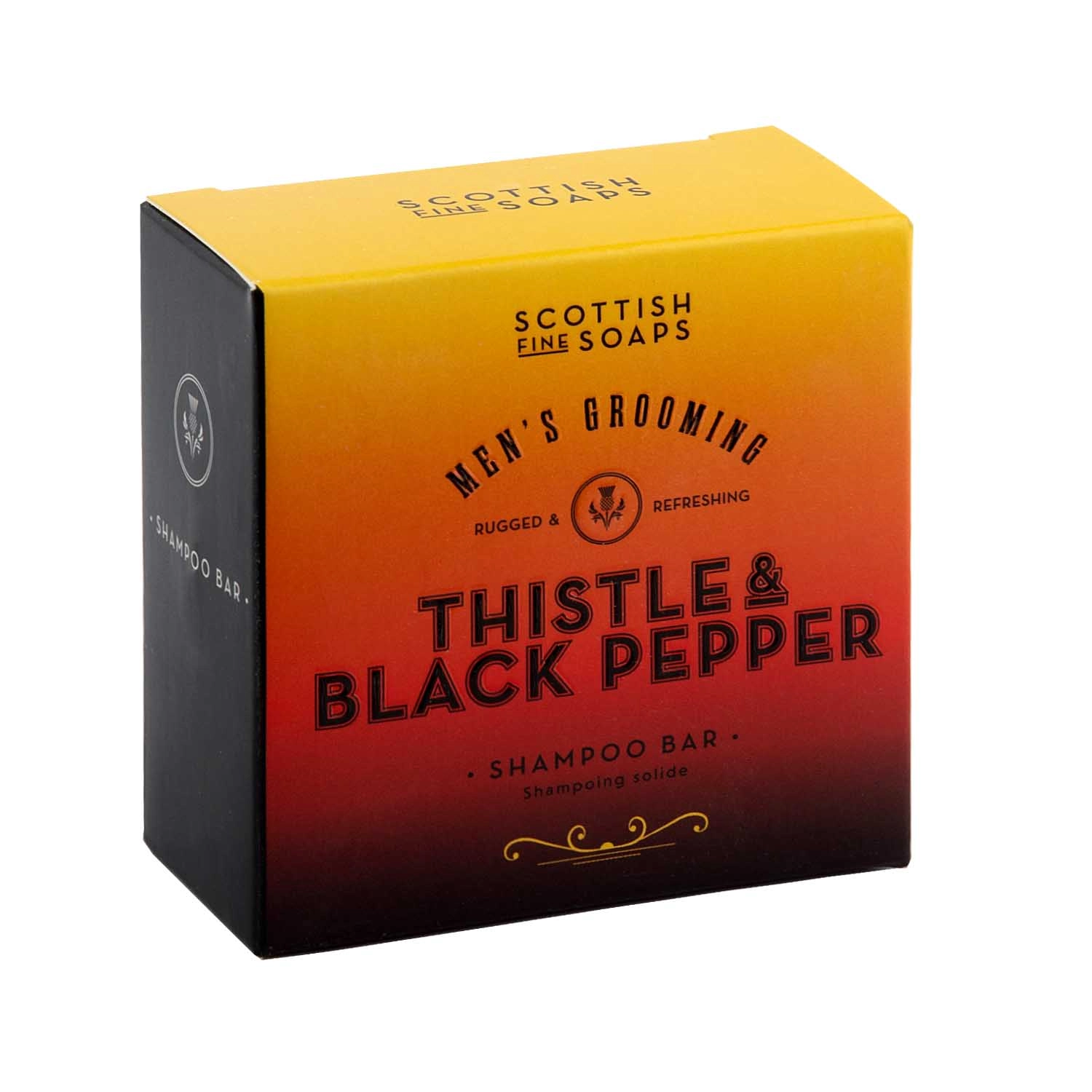 The Scottish Fine Soaps Thistle & Black Pepper mýdlový šampon 100 g