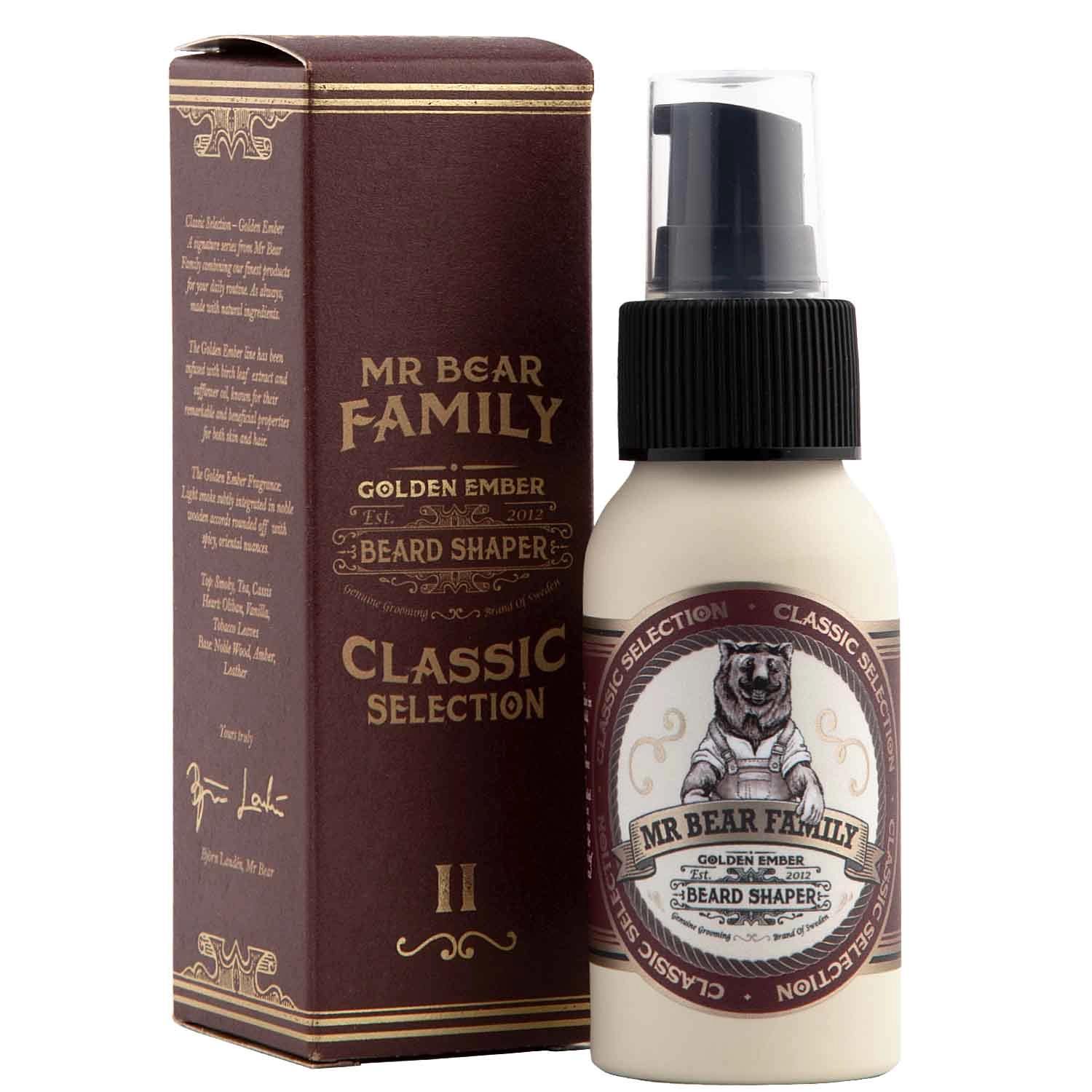 Mr. Bear Family Classic Selection Golden Ember tvarovací krém na vousy 50 ml
