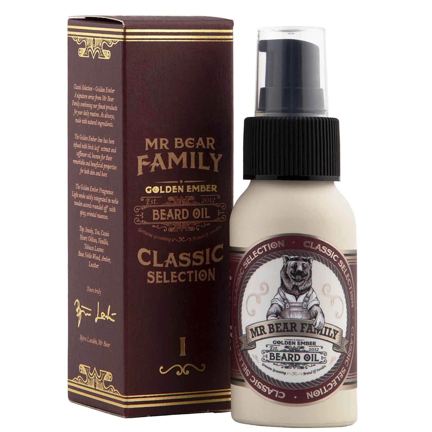 Mr. Bear Family Classic Selection Golden Ember olej na vousy 50 ml