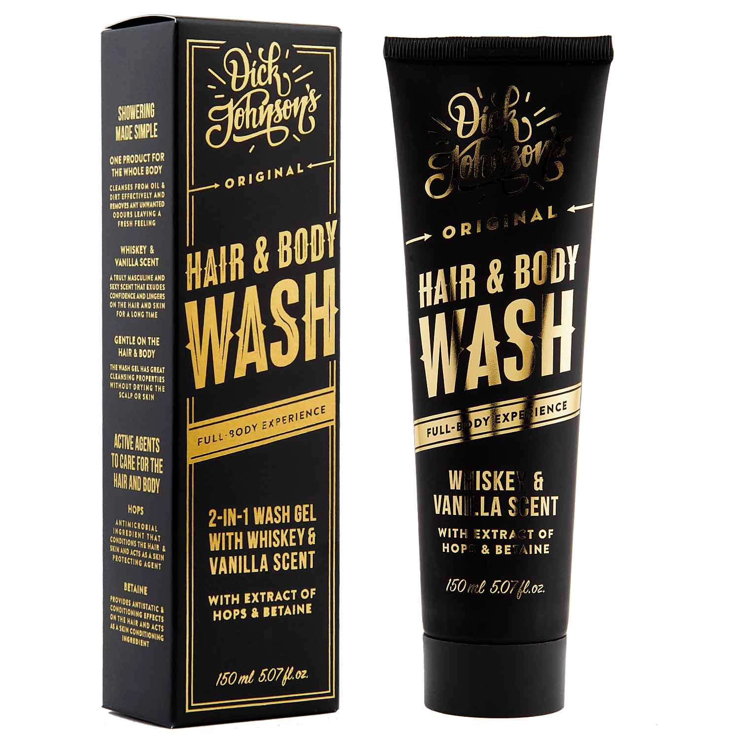 Dick Johnson Original šampon na vlasy a sprchový gel 2v1 150 ml