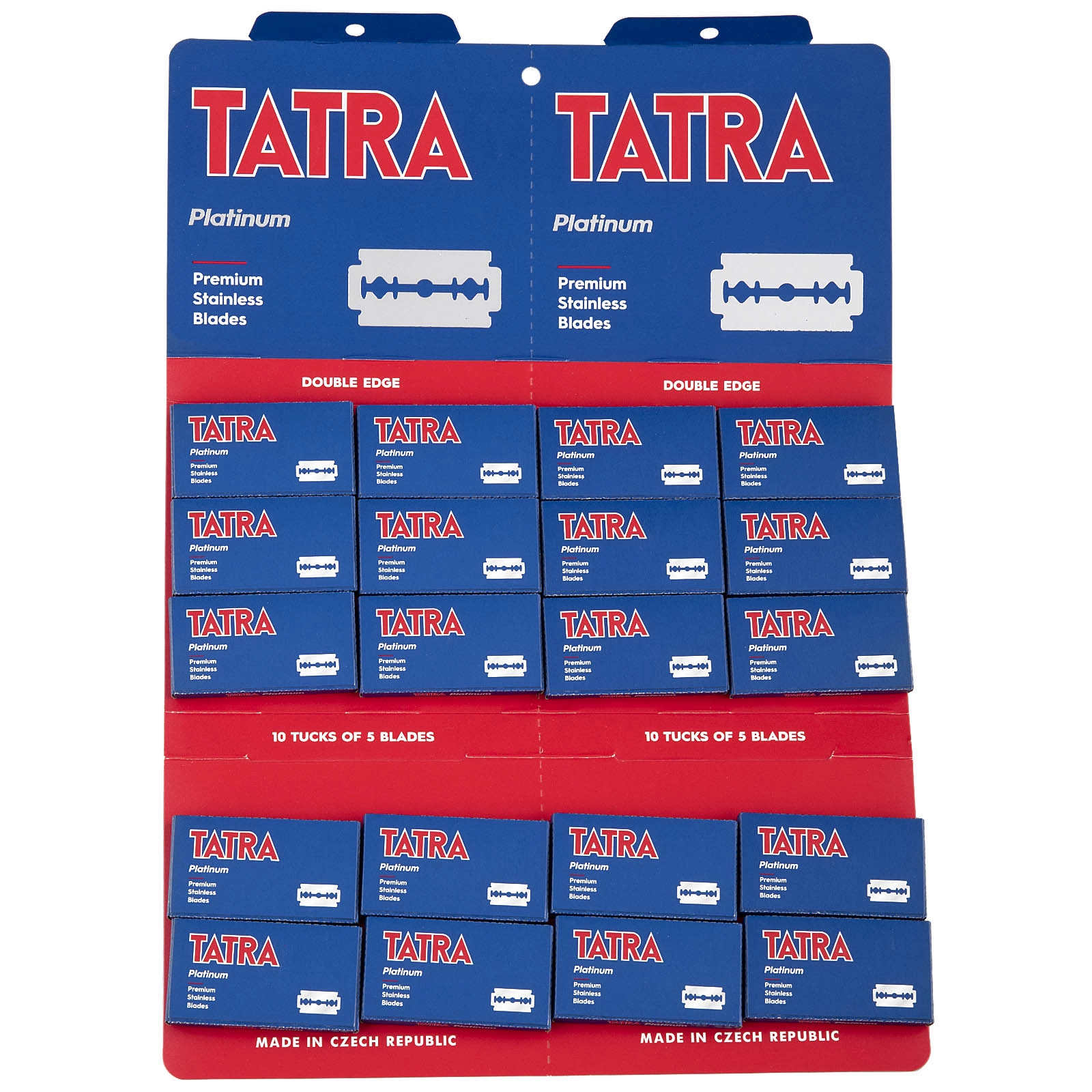 Žiletky na holení Tatra Platinum 100 ks