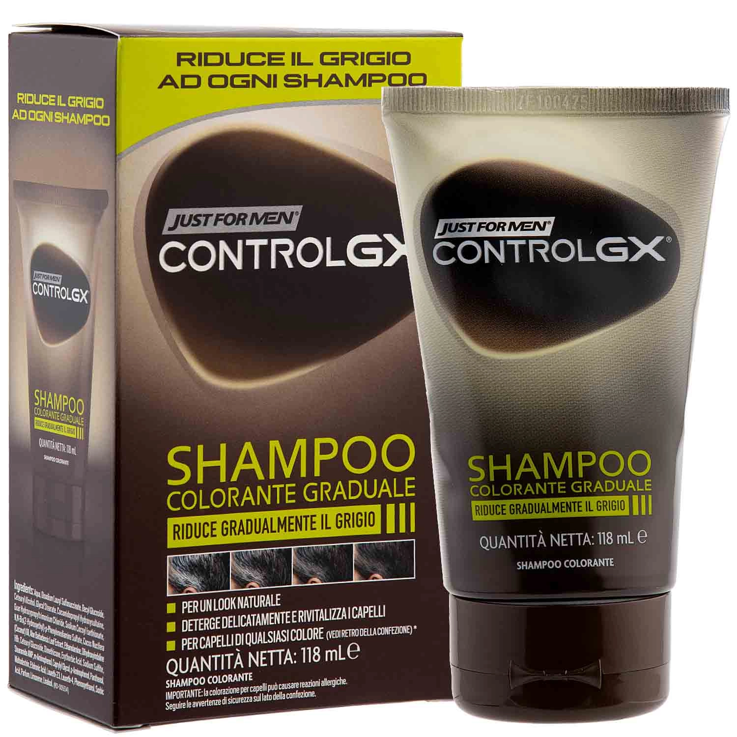 Just For Men ControlGX šampon pro postupnou redukci šedin vlasů 118 ml