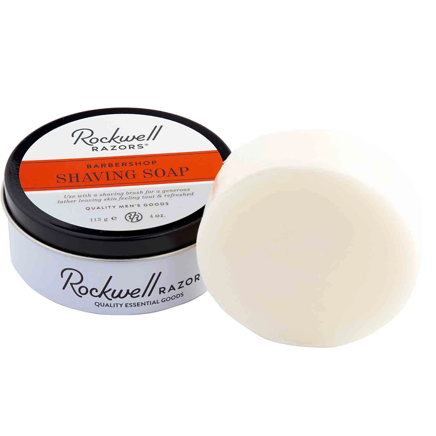 Rockwell Barbershop mýdlo na holení v plechové dóze 113 g
