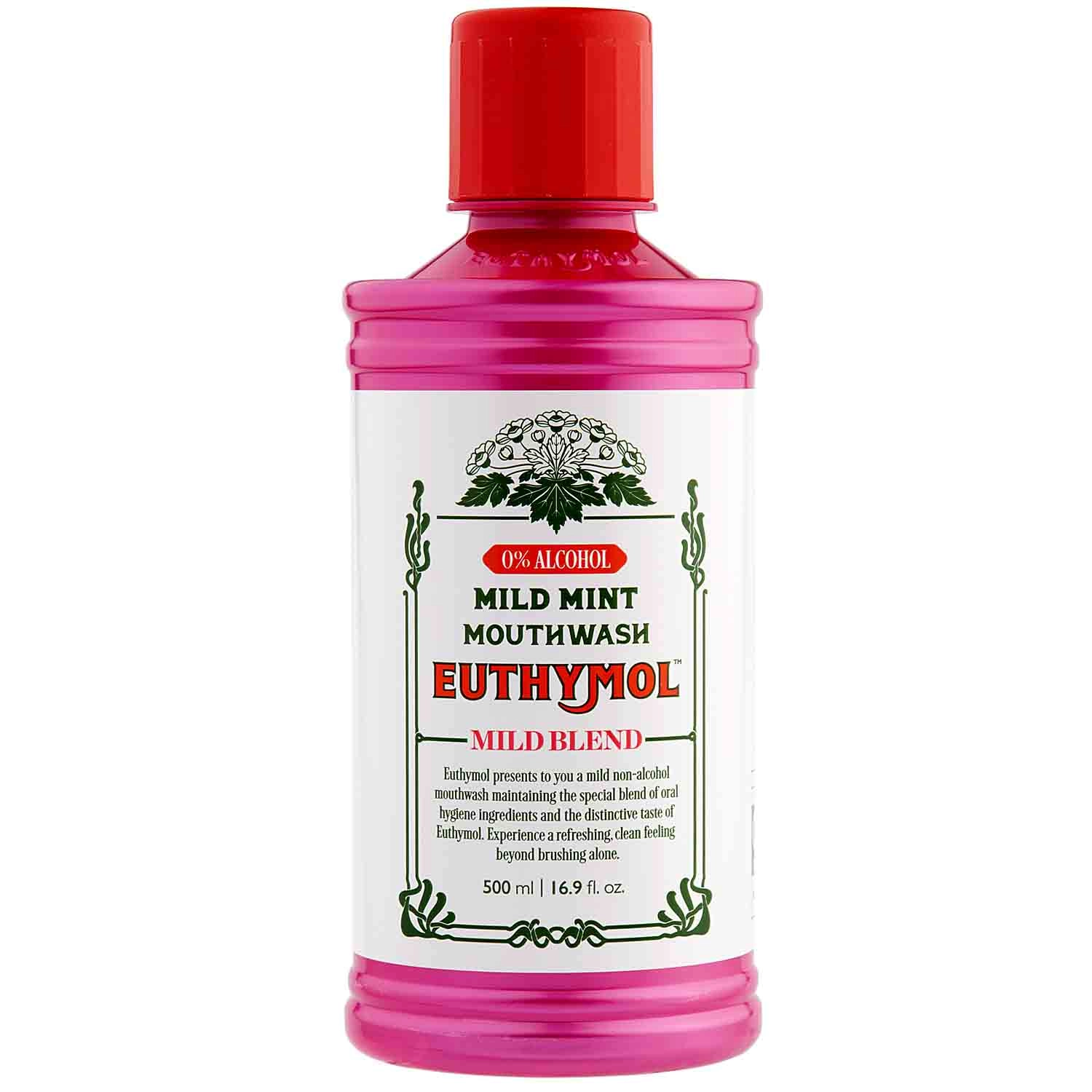 Euthymol Mild Mint ústní voda 500 ml