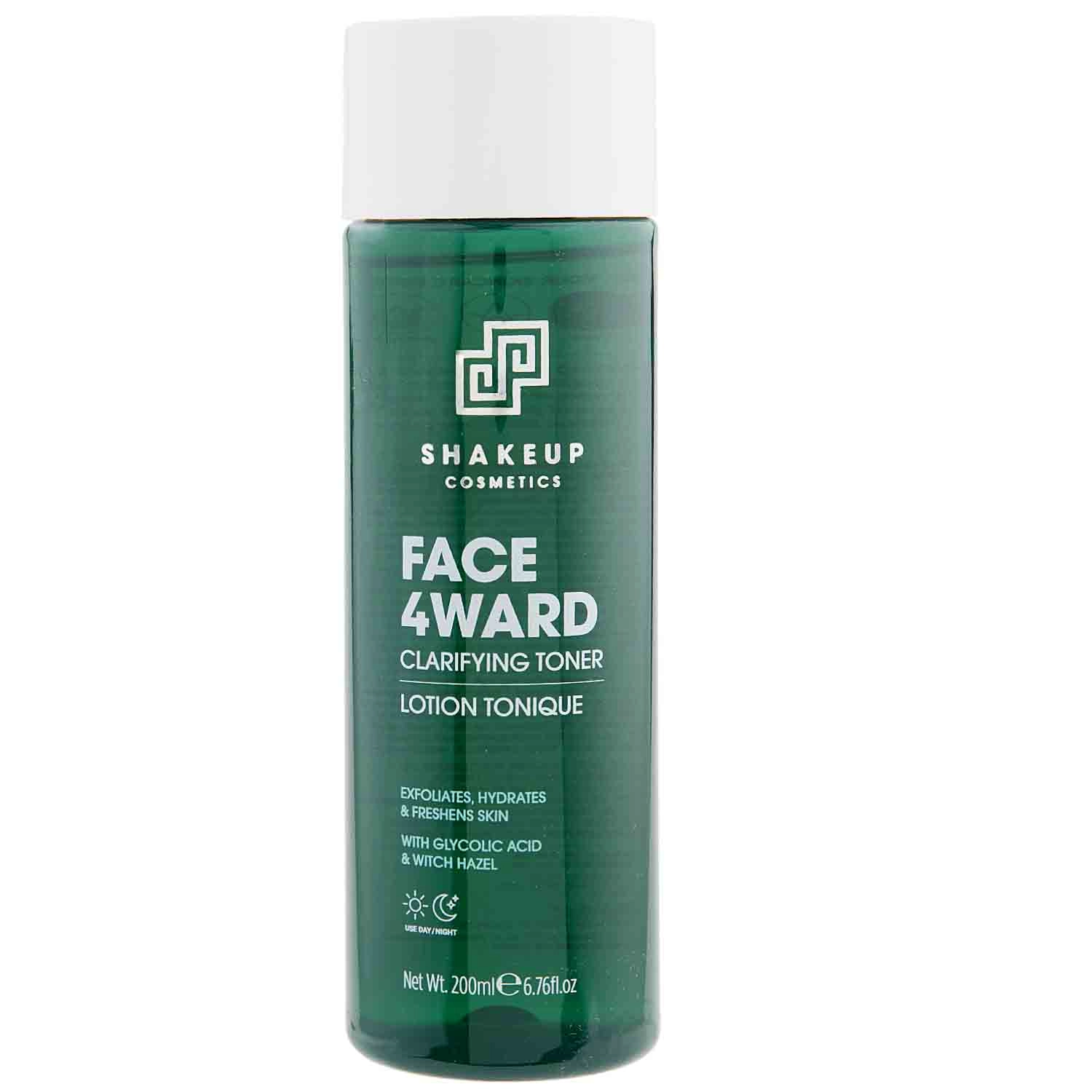 Shakeup Cosmetics Face 4WARD čisticí pleťové tonikum pro muže 200 ml