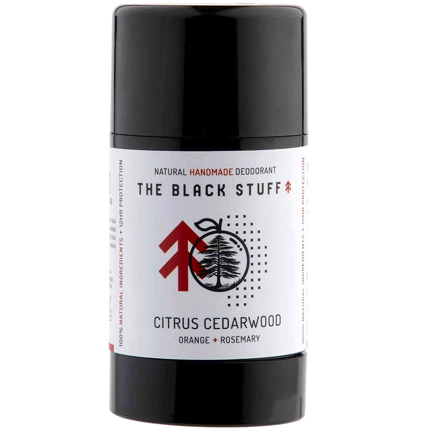 The Black Stuff Citrus Cedarwood tuhý deodorant 80 g
