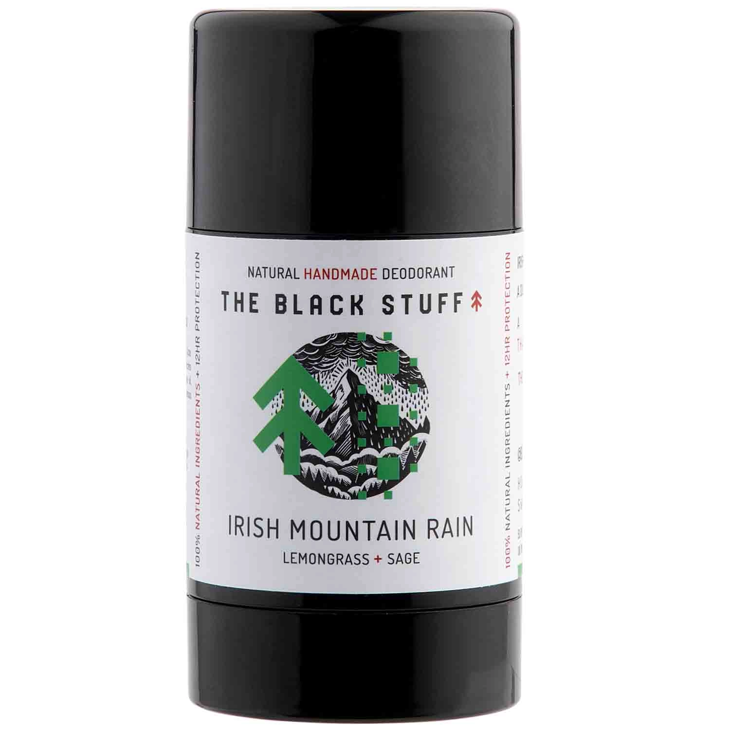The Black Stuff Irish Mountain Rain přírodní tuhý deodorant 80 g