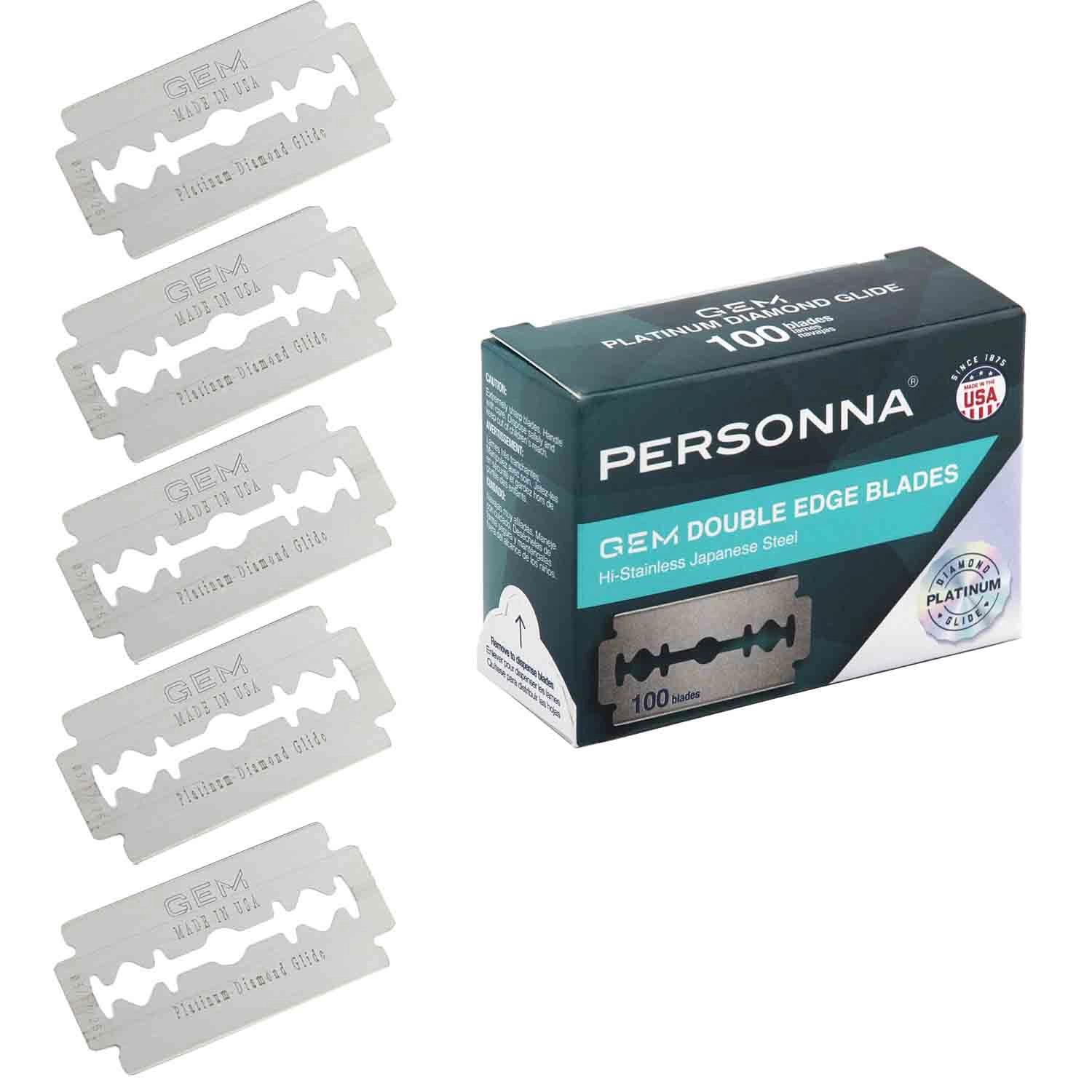 Žiletky na holení Personna GEM Platinum Diamond Glide 5 ks
