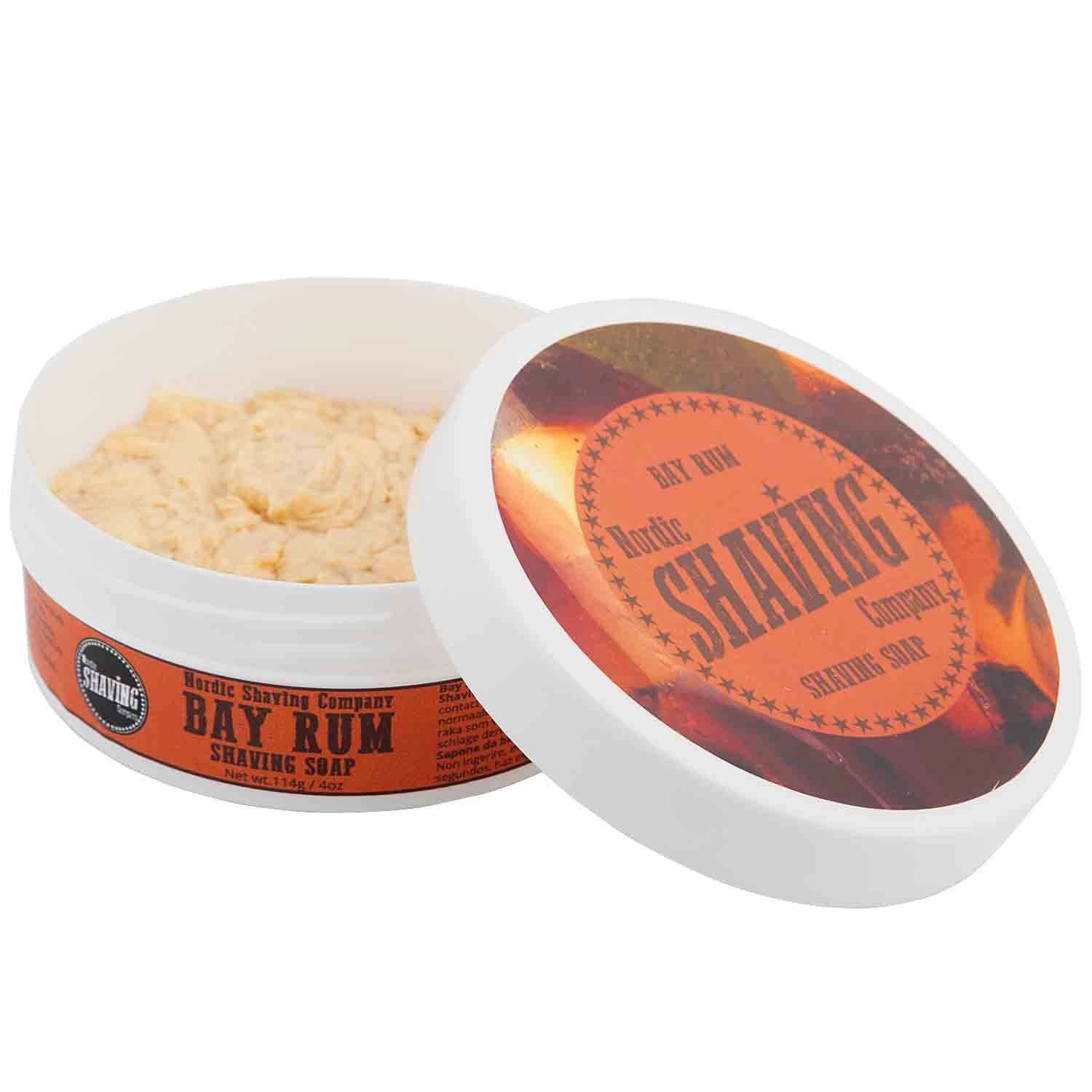 Nordic Shaving Company Bay Rum mýdlo na holení 114 g