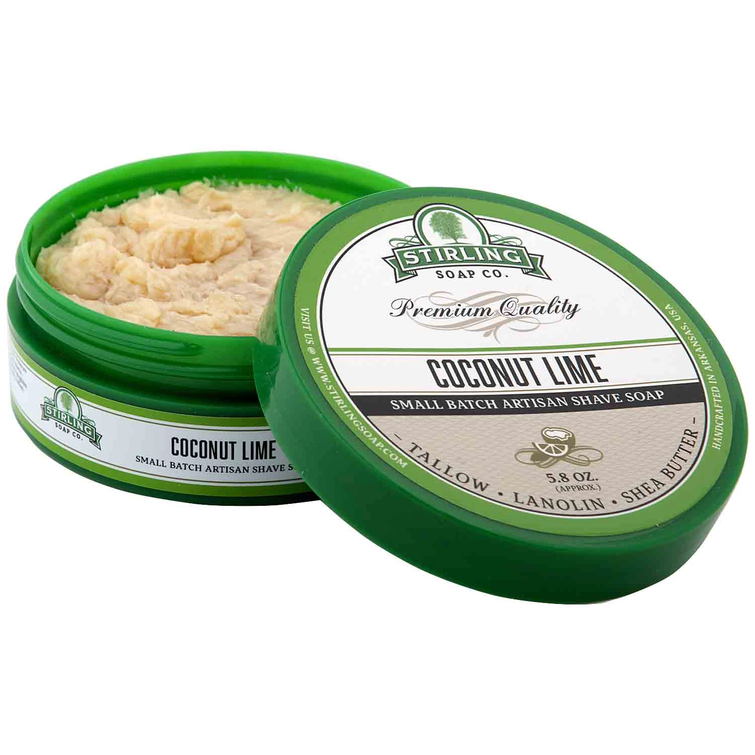 Stirling Soap Coconut Lime mýdlo na holení 170 ml
