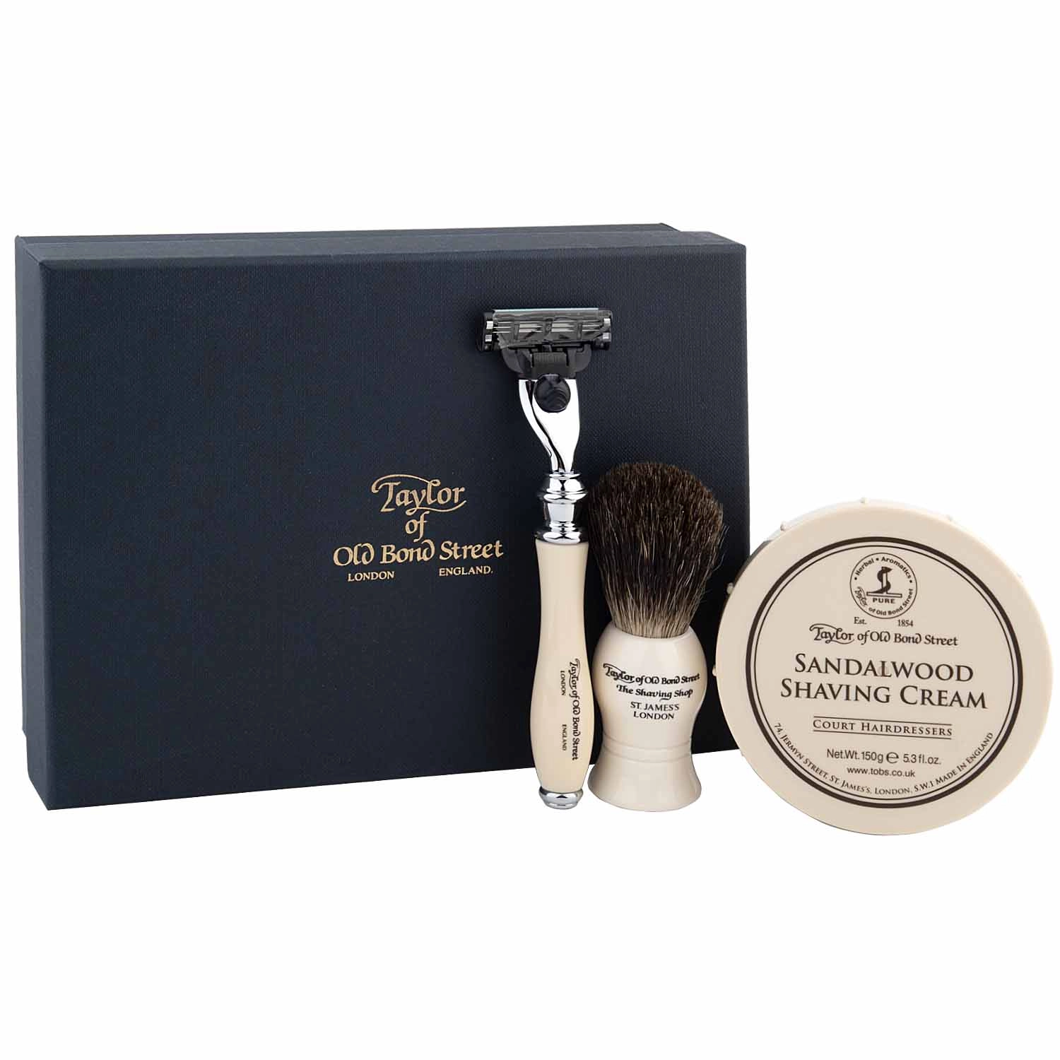Taylor of Old Bond Street Sandalwood Victorian sada na holení 20204
