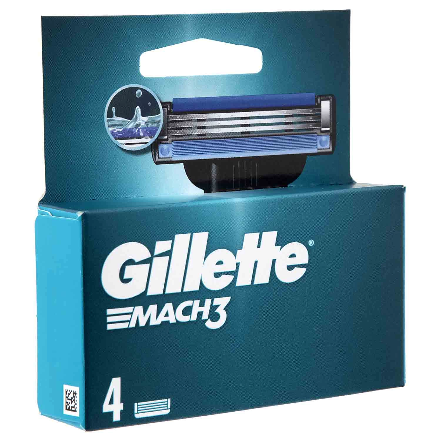 Gillette Mach3 náhradní hlavice 4 ks