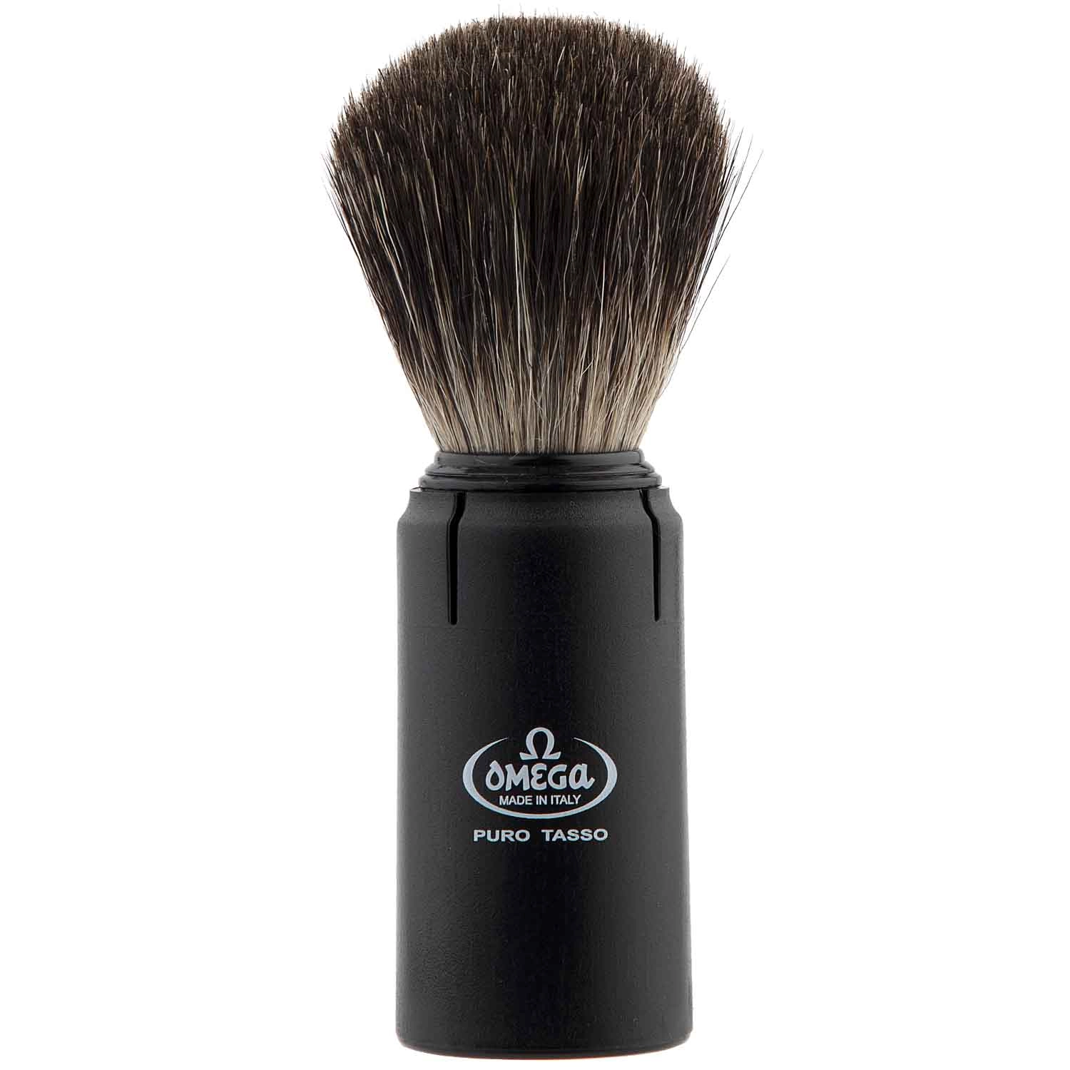 Štětka na holení Omega 614 Travel - jezevčí štětiny Pure Badger