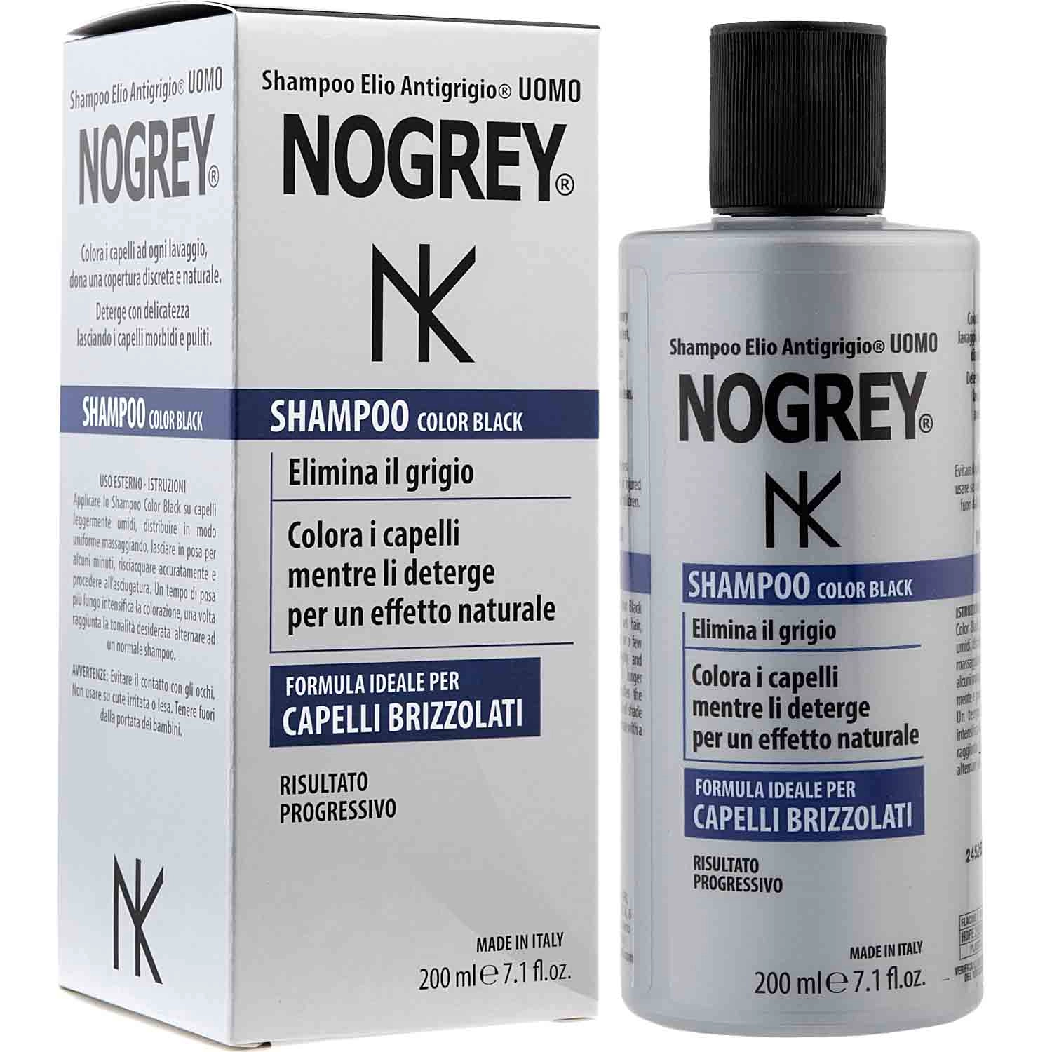 NoGrey Color Black postupně ztmavující šampon na šedivé vlasy 200 ml