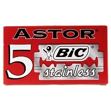 Žiletky na holení BiC Astor Stainless 5 ks
