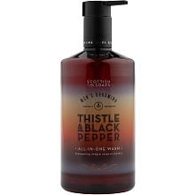 The Scottish Fine Soaps Thistle & Black Pepper All-In-One sprchový gel a šampon na vlasy 500 ml