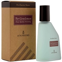 Atkinsons For Gentlemen voda před holením elektrickým strojkem 90 ml