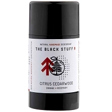 The Black Stuff Citrus Cedarwood tuhý deodorant 80 g