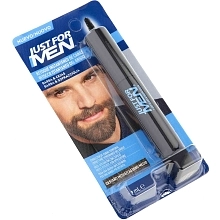 Just For Men krycí gel na šediny ve vousech a obočí - středně hnědá 9 ml
