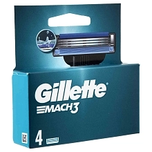 Gillette Mach3 náhradní hlavice 4 ks