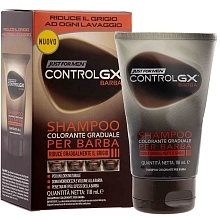 Just For Men ControlGX Barba šampon pro postupnou redukci šedin vousů 118 ml - POŠKOZENÁ KRABIČKA (6008)